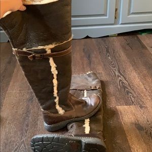 Born Leather Shearling lined OTK Boot